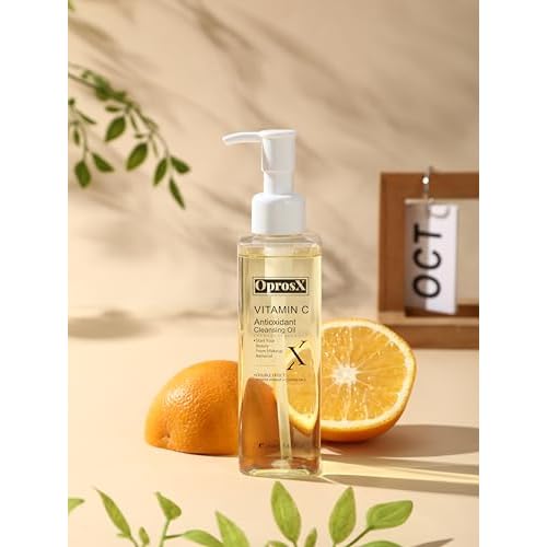 Vitamin C Cleansing Oil Antioxidant Oil Cleanser Anti-Aging Moisturizing For Face Daily Makeup Remove 160ml (5.41fl.oz)
