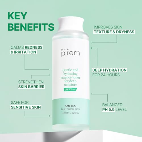 Make P:REM Safe Me Relief Essence Toner - 24-Hour Hydration