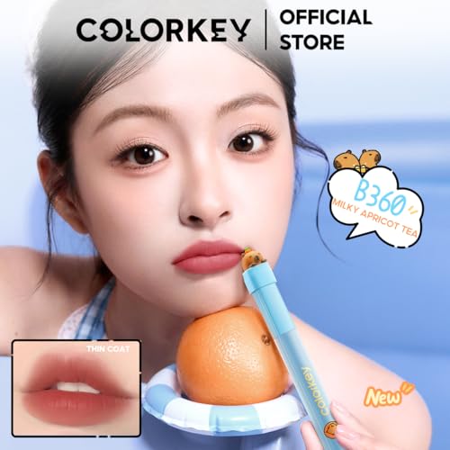COLORKEY Capybara Soft Matte Lip Tint - Waterproof, Long-Lasting