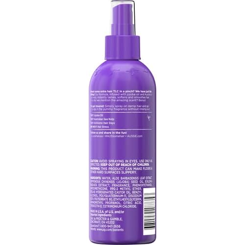 Aussie Conditioner Hair Insurance Leave-in Spray, Citrus, 8 Fl Oz