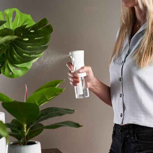 2 Pack Continuous Spray Bottles - Ultra Fine Mist Sprayer | Water Spray Bottle For Hair Mister Spray Bottle | Hair Spray Bottles For Hairstyling, Cleaning, Salons - 2pk 6.8 OZ / 200 ML