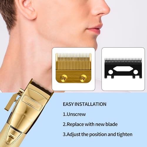 Lutinhus Replacement Blades for FX870 Clippers - Gold Taper Blade