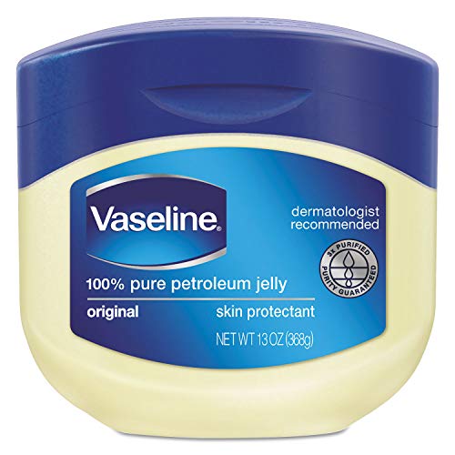 Vaseline Original Petroleum Jelly 13 oz - Hypoallergenic Moisturizer for Dry Skin, Non-Comedogenic Gel