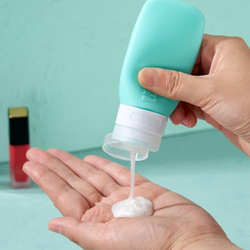 INSFIT TSA Approved 3oz Travel Bottles, Leak Proof Silicone Tubes