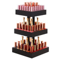 Homde Nail Polish Organizer for 86-123 Bottles, 360 Rotating Nail Polish Rack Holder, Display Storage Shelf for Fingernail Stand and Essential Oil, Gifts for Women Girls- Bamboo,Black