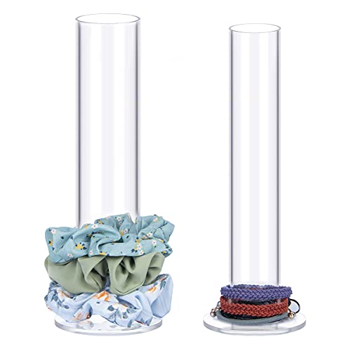 Acrylic Scrunchie Holder Organizer - 2 Piece Set