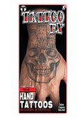 Tinsley Transfers Skull Temporary Tattoo - Realistic Extra Large