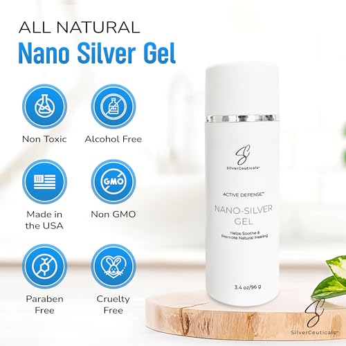 SilverCeuticals Cosmetic Gel with Nano Colloidal Silver 1.5oz