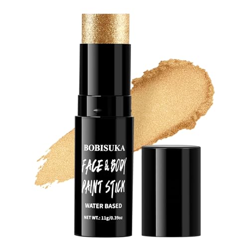 Metallic Gold Face Paint Stick - Full Coverage Washable