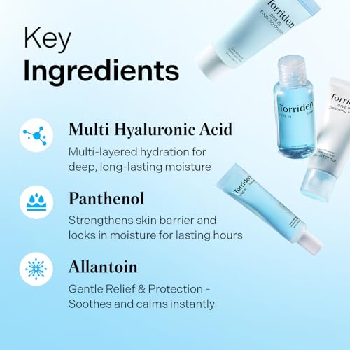 Torriden DIVE IN Trial Kit - Hyaluronic Acid Skincare Set