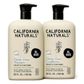California Naturals Toasted Coconut Shampoo & Conditioner Set - Vegan, Sulfate & Paraben Free, 20 Fl Oz