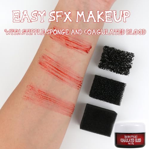 Halloween SFX Makeup Kit - Scar Wax, Fake Blood & Face Paint
