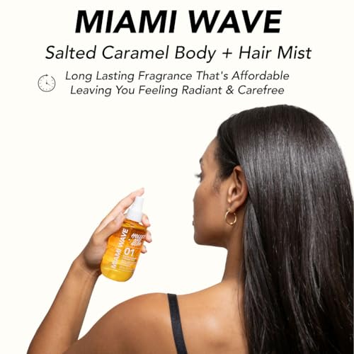 Holler Miami Wave Salted Caramel Body & Hair Mist 8.11oz