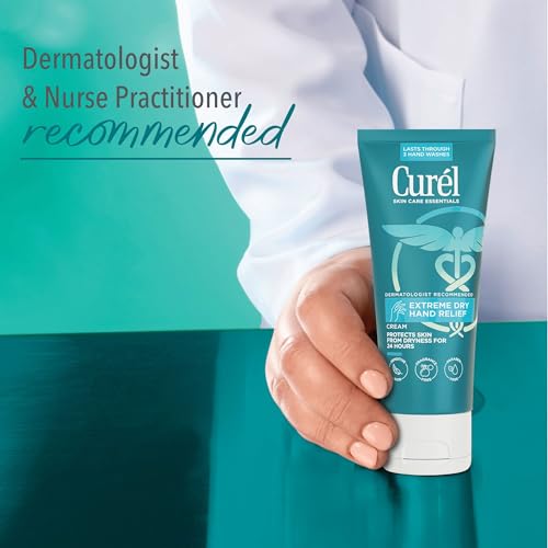 Curel Extreme Dry Hand Relief Cream - Fragrance-Free, 3 oz (Pack of 3)