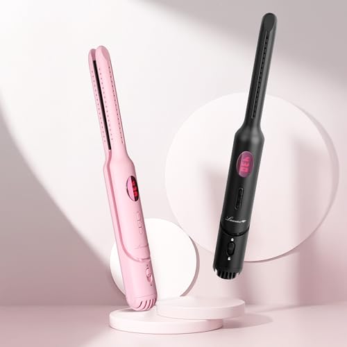 Lanvier Airflow Styler | 2-in-1 Curling Iron & Straightener for Short Hair