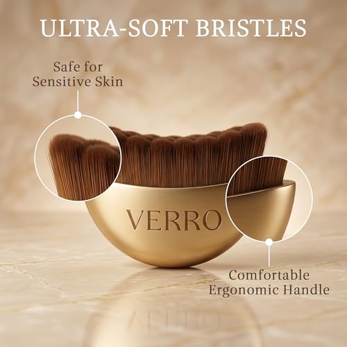 VERRO Facial Dry Brush Set for Lymphatic Drainage & Sculpting
