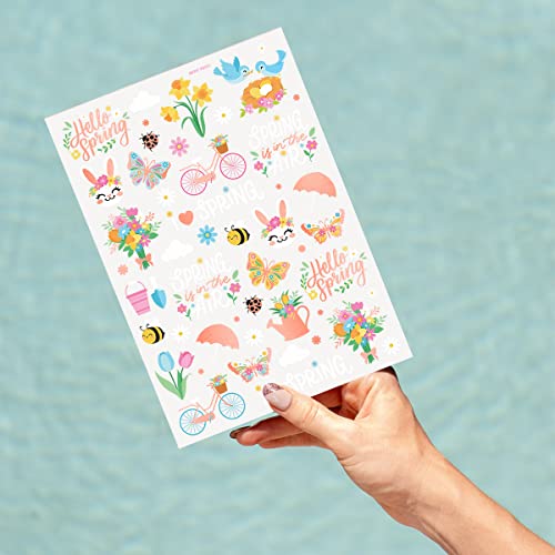 xo, Fetti Spring Easter Temporary Tattoos - 46 Glitter Designs