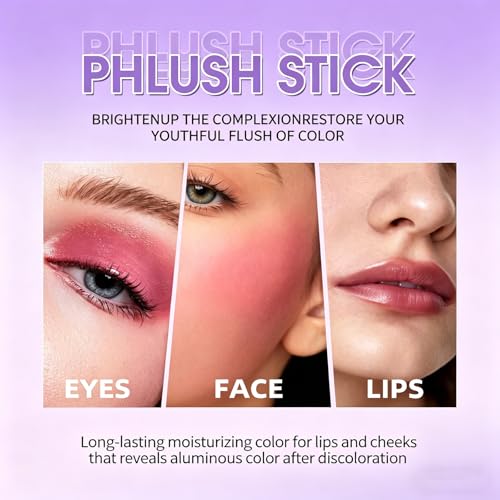 Temperature Color Changing Blush Stick - 2 Pack Multi-Use Makeup