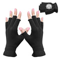 MIG4U Fingerless Moisturizing Gloves for Dry Hands & Eczema, 3 Pairs