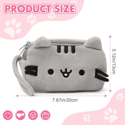 Cute Kitten Canvas Toiletry Bag with Handle