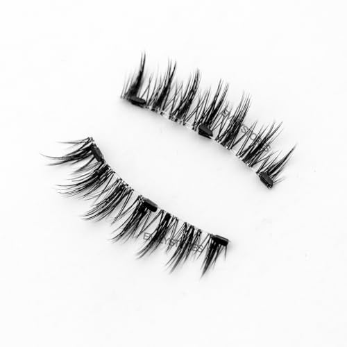 Magnetic Eyelashes Natural Black Reusable with Applicator