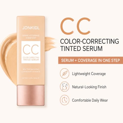 Jonkidl CC Serum - Color Correcting Tinted Facial Serum 30 mL