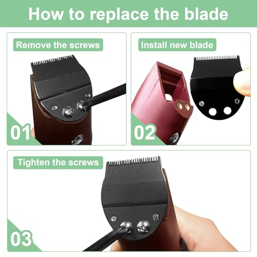 Narrow Blade Replacement,Trimmer Blade Compatible with oster Finisher Trimmer Model 59 and T-Finisher Trimmer Blades£¬Black