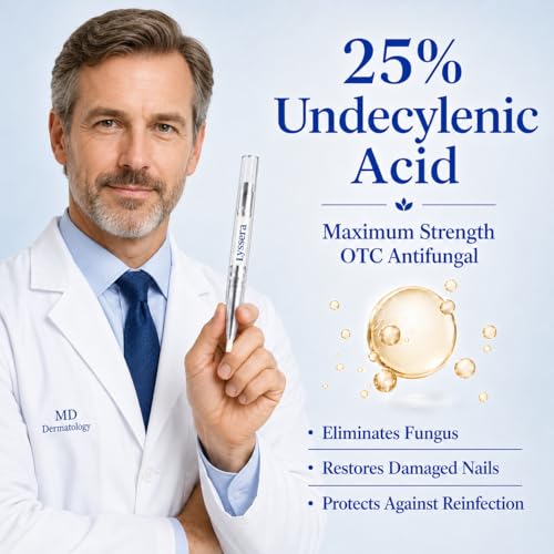 Toenail Fungus Treatment Pen with 25% Undecylenic Acid - 4 Pack