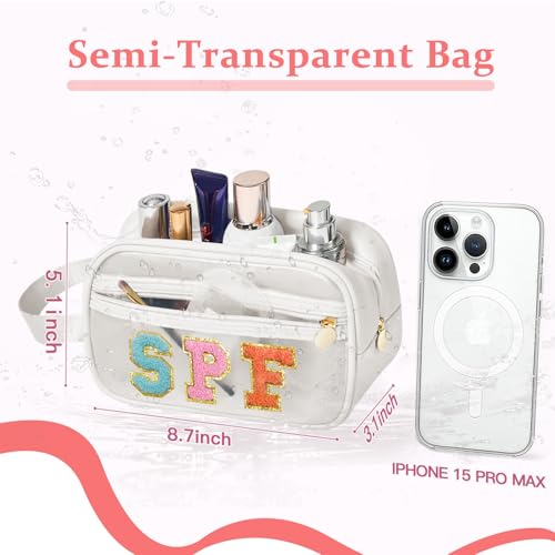 Clear Sunscreen Bag Waterproof Beach Organizer Pouch