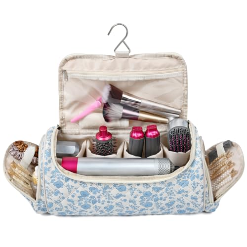 Hair Tools Travel Case with Hanging Hook - Quilted Organizer