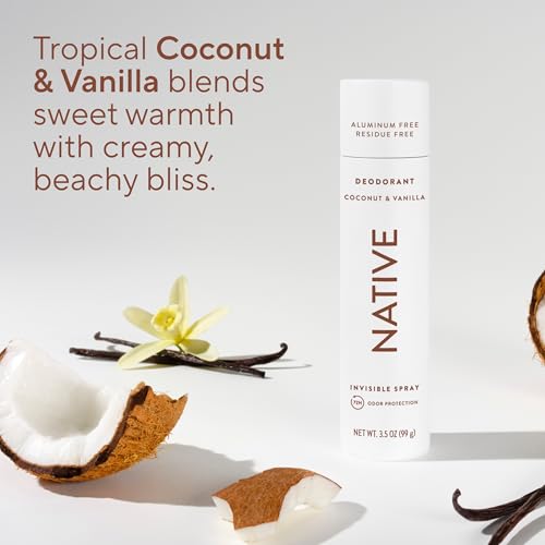 Native Deodorant & Body Spray Coconut & Vanilla All-Day Odor Protection - Aluminum-Free