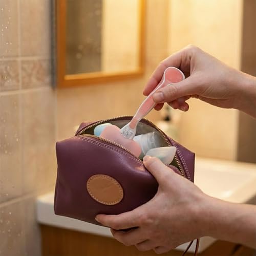 Pink Razor Silicone Cover 2 Pack Travel Shaver Holder Compatible with Venus Razors