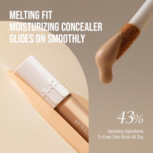 Idol Cover Concealer - Full Coverage, Lightweight, Sweat & Water Proof, Long-lasting, Lightweight, Conceales Dark Circles, Fine Lines, Redness, 0.22 Oz. (Y02 Natural Beige, 0.22 Oz.)