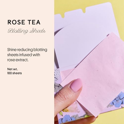 Winky Lux Rose Tea Oil Blotting Sheets – Shine Control