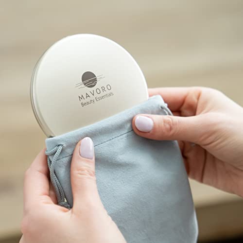 4" Compact Travel Makeup Mirror with 1x/10x Magnification
