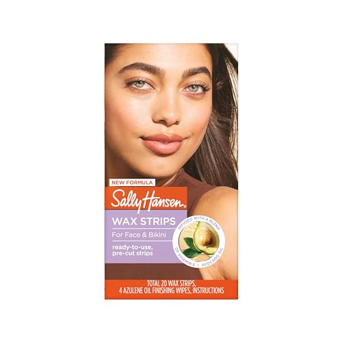 Sally Hansen Wax Strips Face & Bikini Hair Removal Kit 20 Count