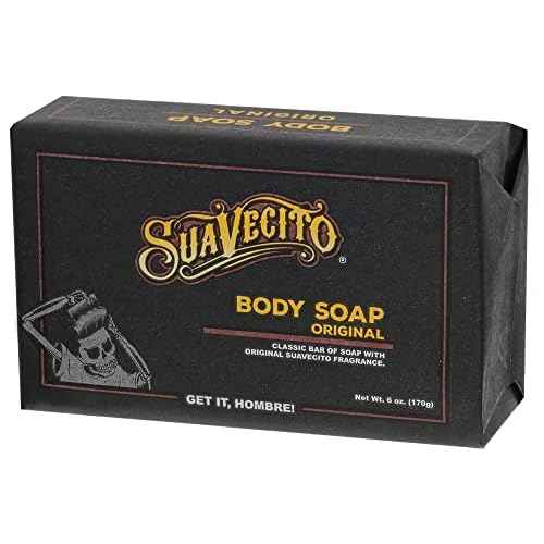 Suavecito Body & Hand Soap Bars Moisturizing With Masculine Original Fragrance 6 oz 6 Pack
