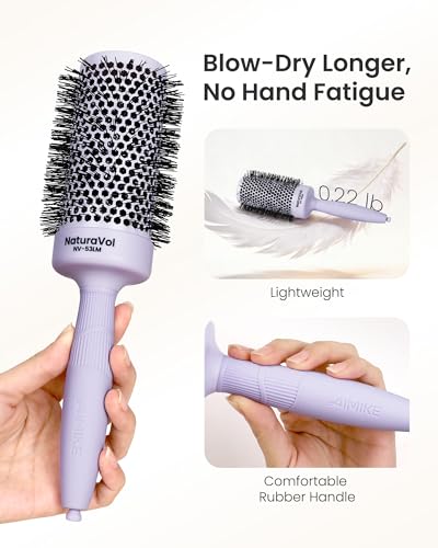 AIMIKE NaturaVol Round Brush for Fine Hair Blow Dry