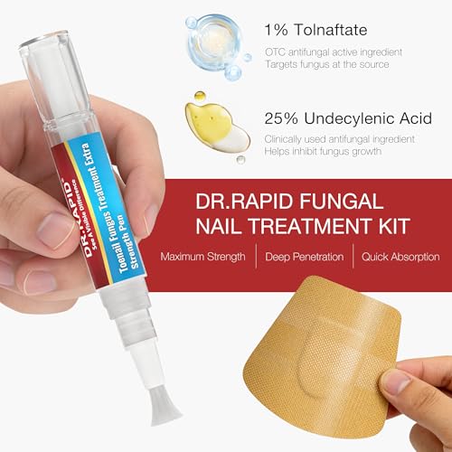 DR.RAPID Extra Strength Toenail Fungus Treatment Set - Pen & Patches