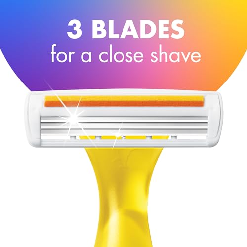 BIC Soleil 3 Colors Women's Disposable Razors, 14-Pack