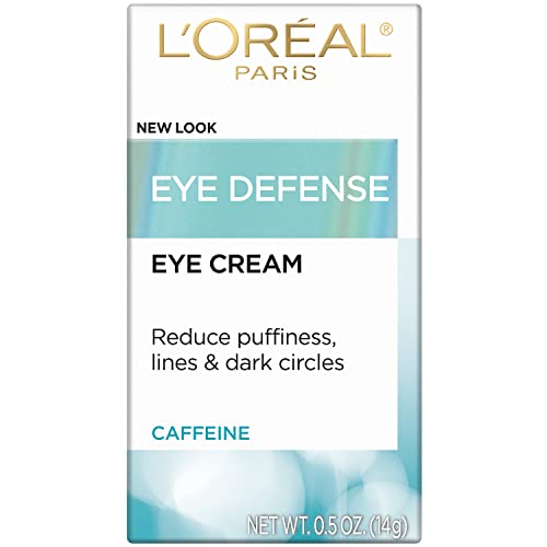 L'Oreal Paris Eye Defense Eye Cream | Caffeine & Hyaluronic Acid 0.5oz