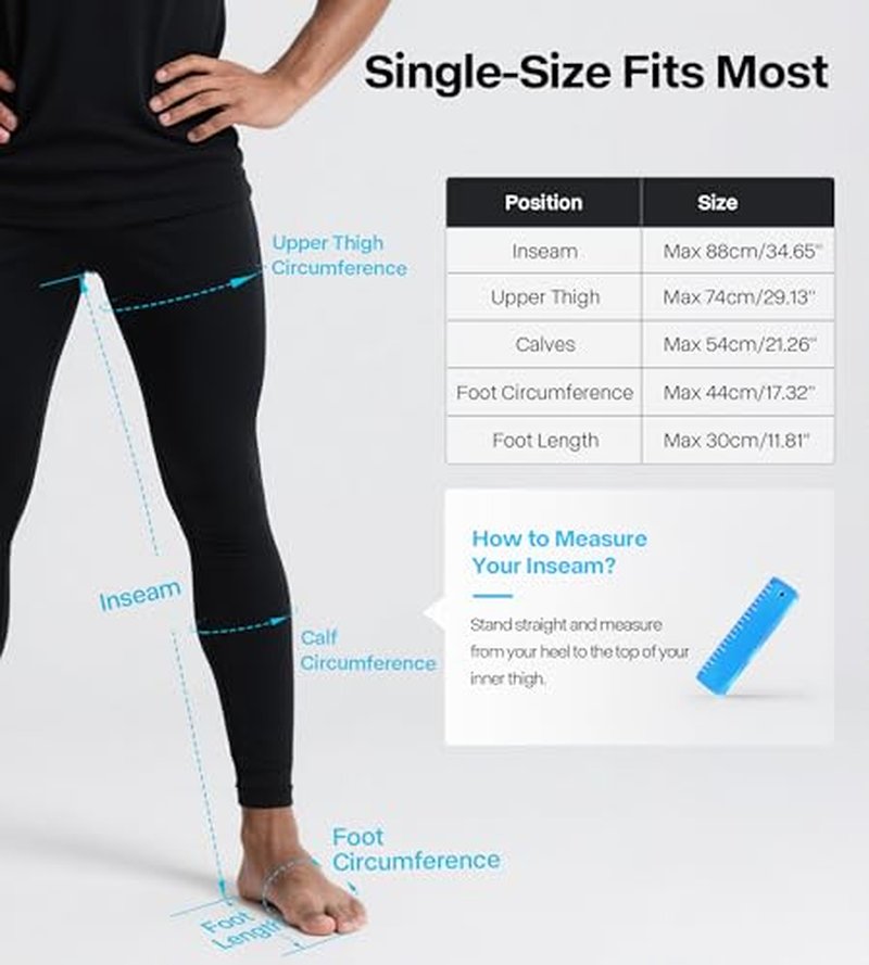 ALLJOY Pro Leg Compression Boots - 5-Zone Sequential Massager
