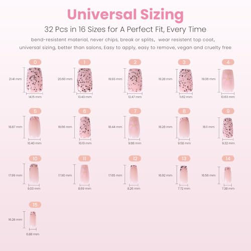 Nail Reformation Press On Nails Kit - Soft Pink Coffin Shape
