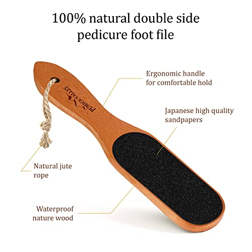 Pumice Valley Wooden Pumice Stone Foot File for Callus & Dead Skin