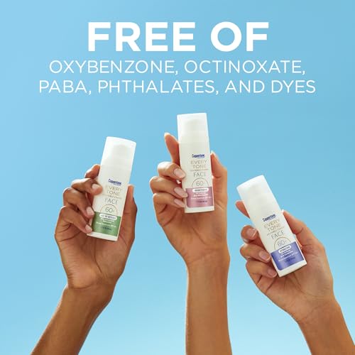 Coppertone Every Tone Invisible Finish Hydrating UV Defense Face Sunscreen SPF 60+ with Ceramides, Lightweight, Blends in Clear Sunscreen for All Skin Tones, 1.7 Fl Oz Pump Bottle