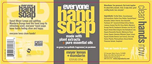 Everyone EO Products Hand Sanitizer Spray, Coconut+Lemon, 2 Fluid Ounce