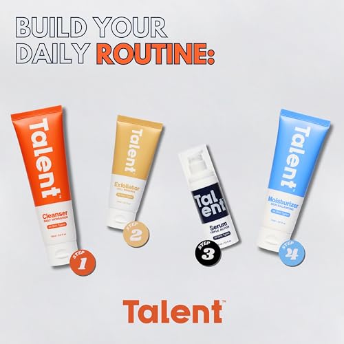 Talent Men's Daily Hydration Cleanser ? Korean Skincare, EWG Verified, Fragrance-Free, Non-Stripping Face Wash with Antioxidants, 3.0 fl oz