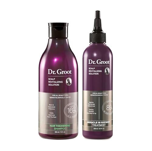 Dr. Groot Thickening Shampoo & Scalp Treatment Set for Hair Loss
