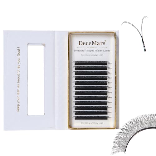 DeceMars YY Eyelash Extensions 0.07mm D Curl 8-12mm Mix