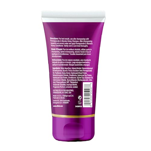 Difeel Pomegranate & Manuka Honey Conditioner 2.5 oz - Travel Size for Damaged Hair
